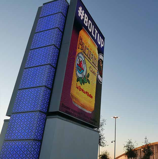 SoFi LA Stadium Village Digital Monument